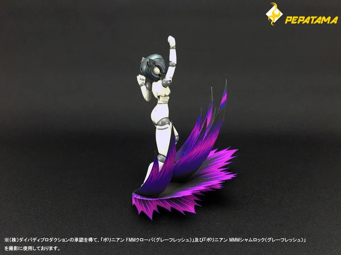 Pepatama Papercraft Fighting Spirit Effect Set A: Dark Ver. 5 Pepatama Papercraft Fighting Spirit Effect Set A: Dark Ver. - Image 5