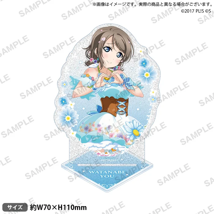 Love Live! School Idol Festival Aqours Flower Circle Ver. Glittery Acrylic Stand Collection 6 Love Live! School Idol Festival Aqours Flower Circle Ver. Glittery Acrylic Stand Collection - Image 6